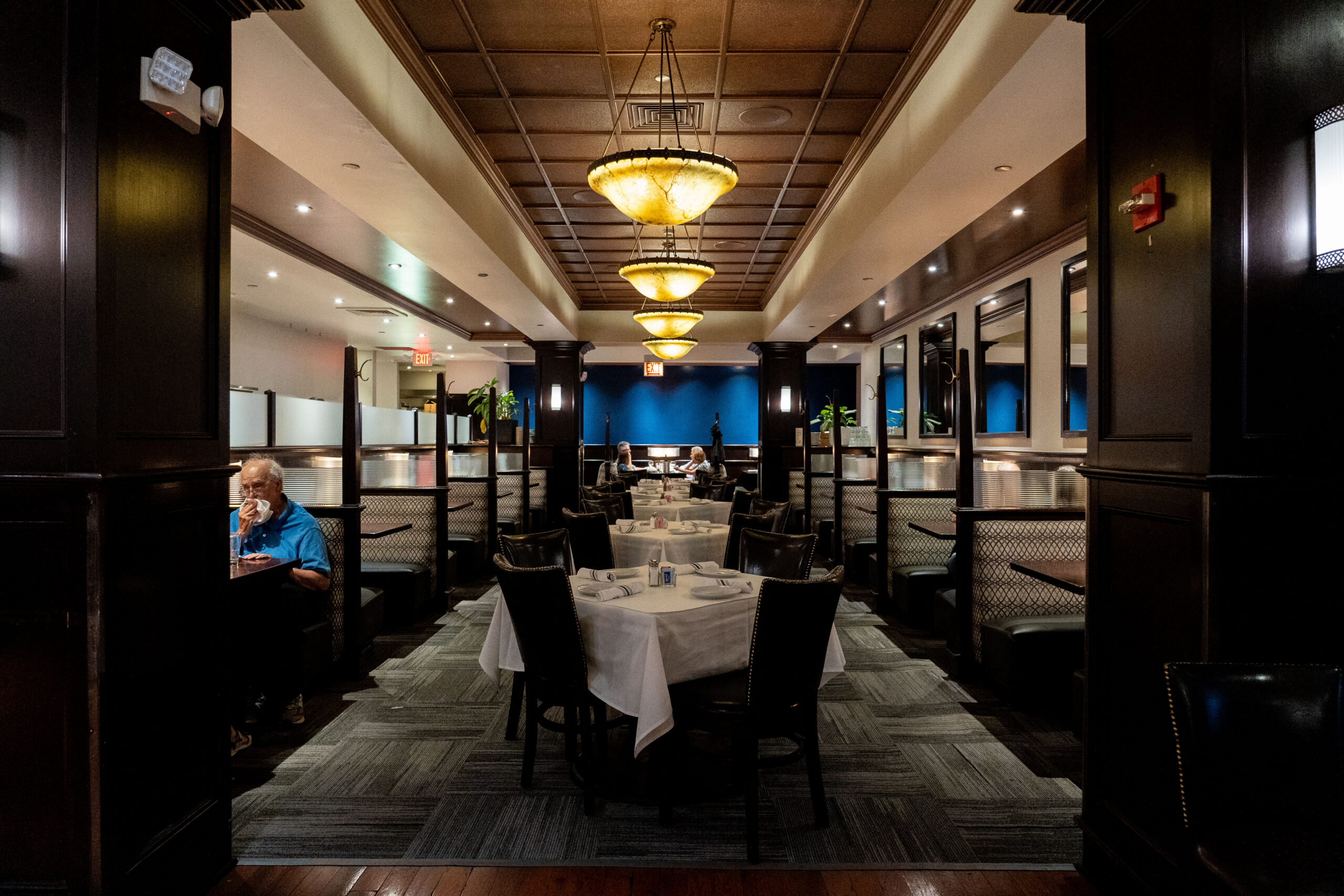 Dining at Jameson's Charhouse in Skokie, IL